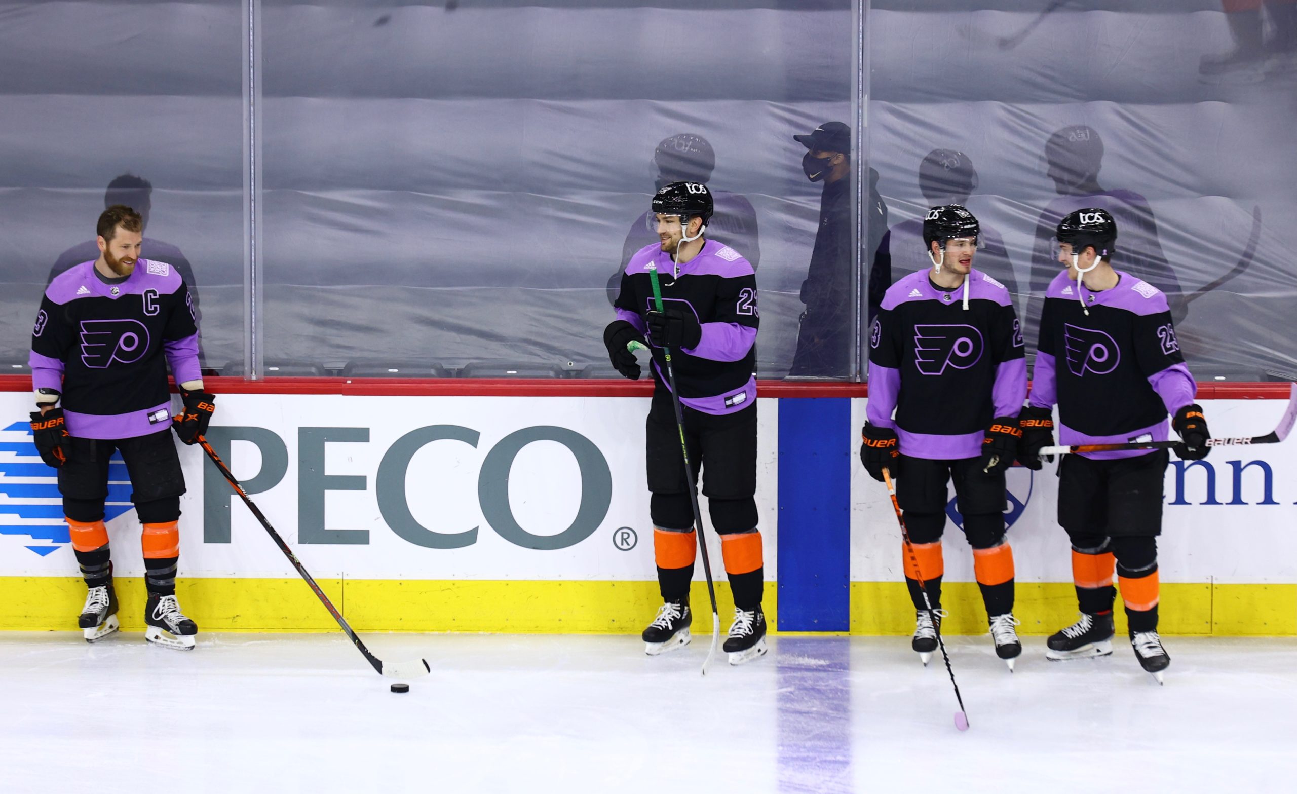 Philadelphia Flyers Hockey Fights Cancer Blank Jersey