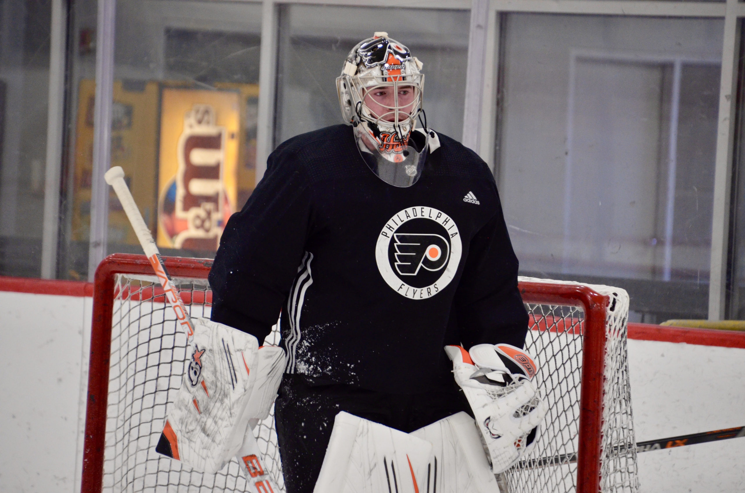 Carter Hart playing his final games with the Philadelphia Flyers