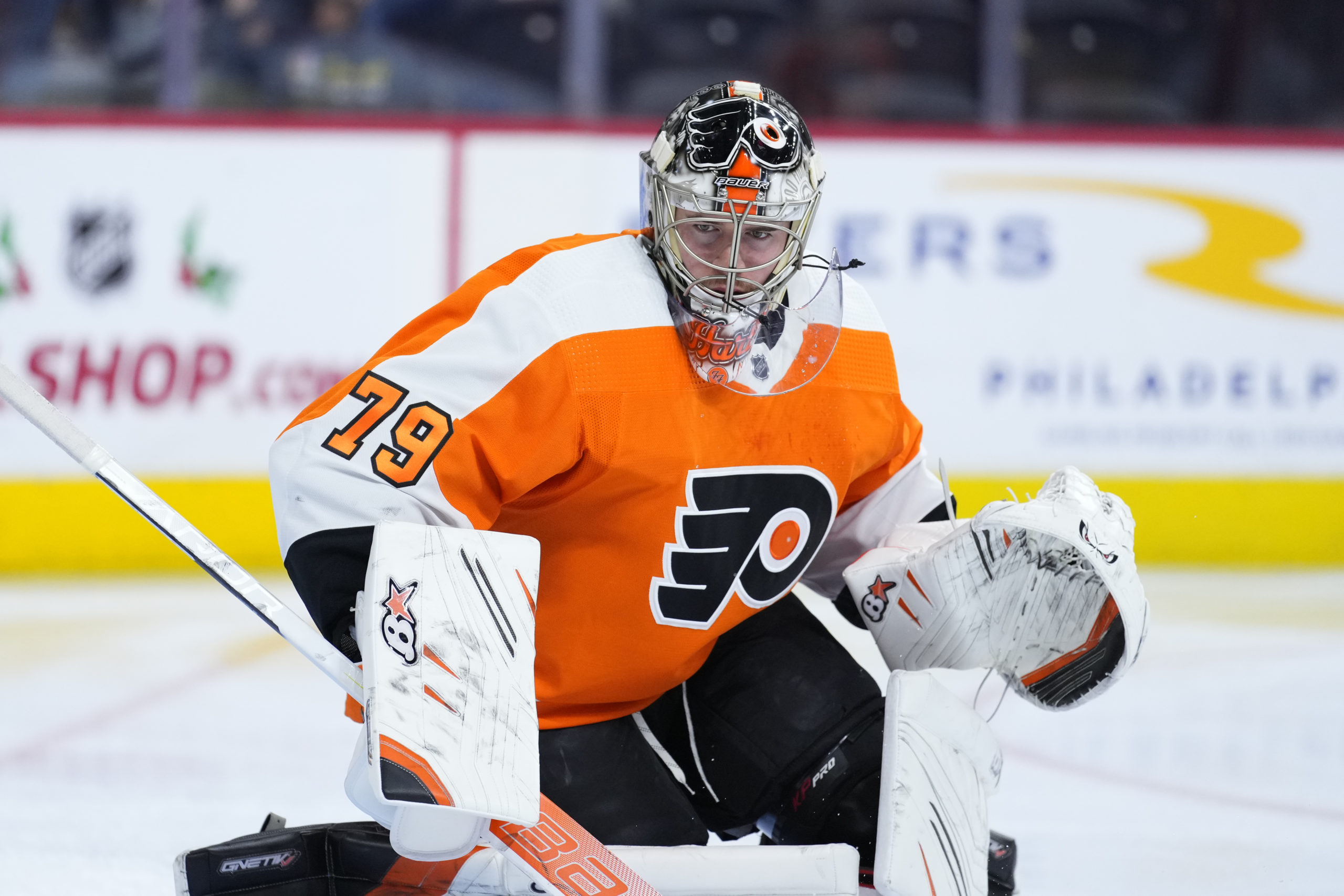 Carter Hart keeps Flyers in game with another strong performance – NBC  Sports Philadelphia