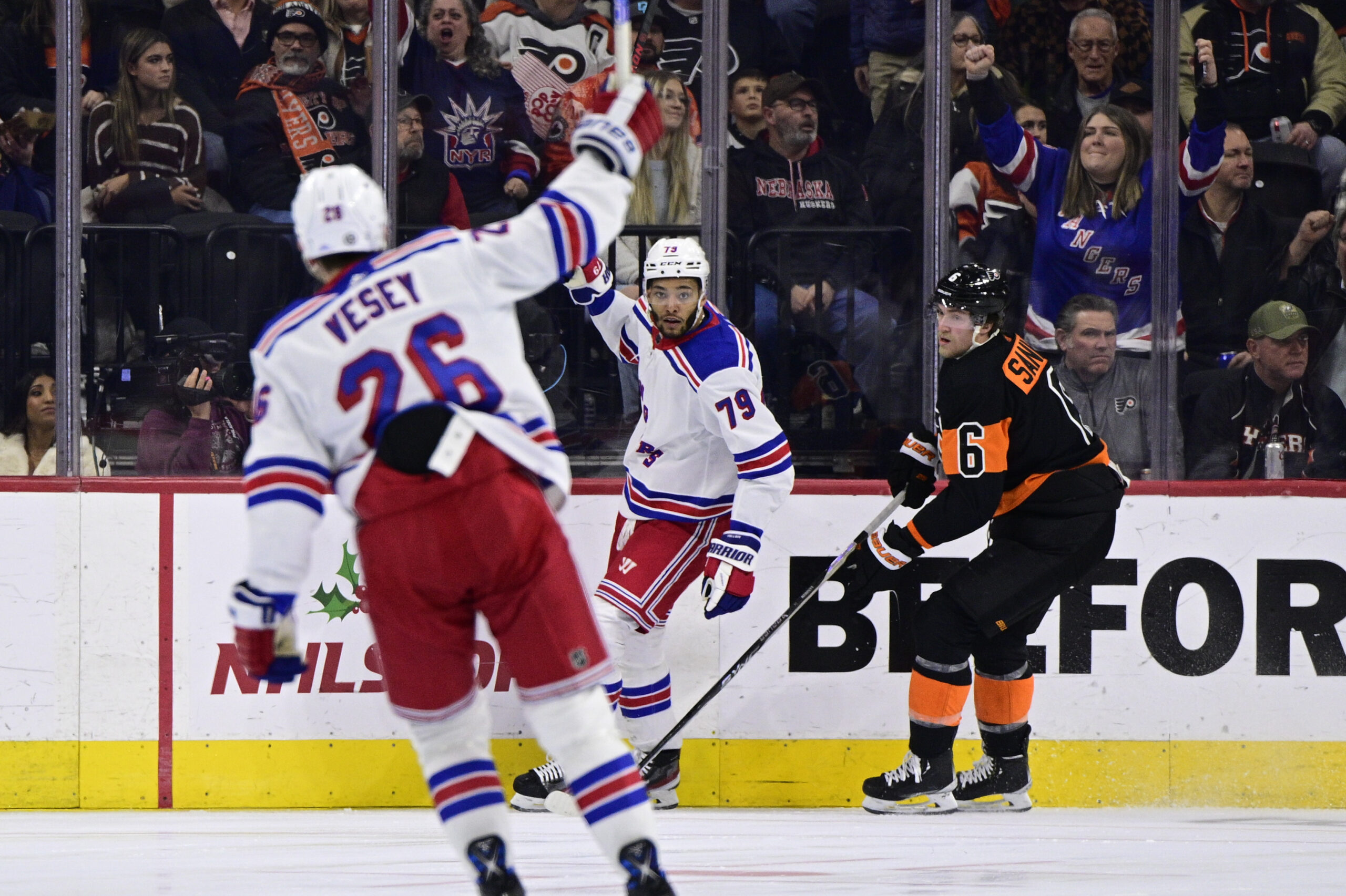 Flyers-Rangers Lineups, Notes, TV info and a Surprise
