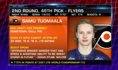 Samu Tuomaala Flyers Draft