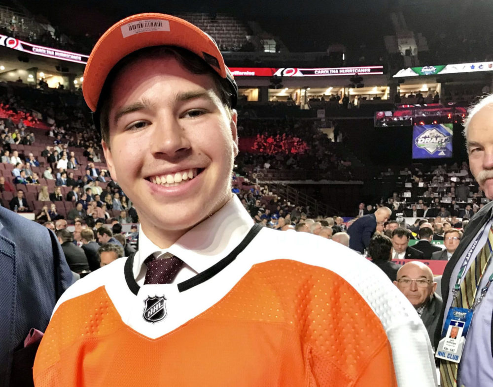 Bobby Brink, Philadelphia Flyers, lain Vigneault, Philadelphia Flyers, 2019 draft