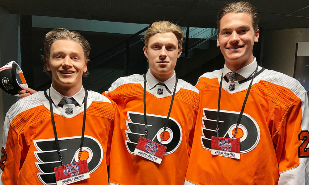 Alex Bump (middle), Philadelphia Flyers
