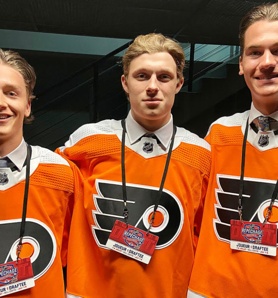 Alex Bump (middle), Philadelphia Flyers