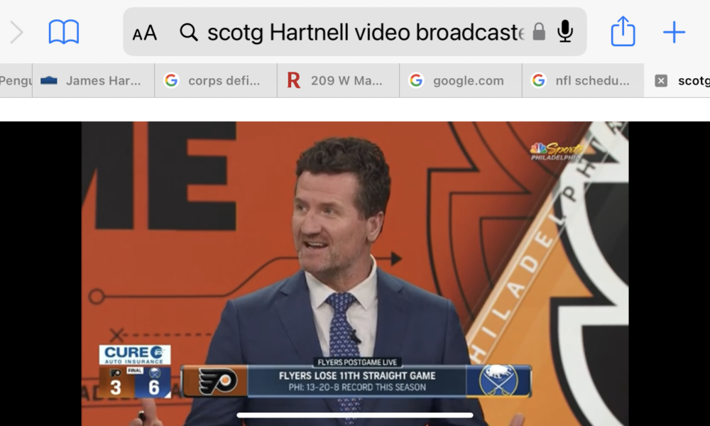 Scott Hartnell, Philadelphia Flyers analyst