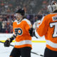 Travis Konecny, Carter Hart, Philadelphia Flyers