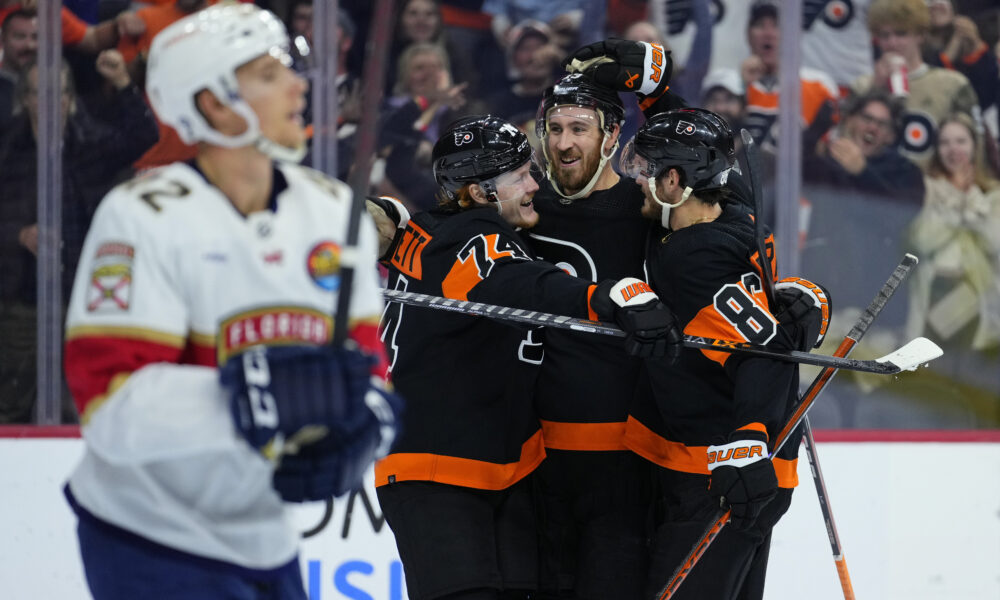 Flyers play with pride in fun and dominant win vs. Penguins on Pride Night