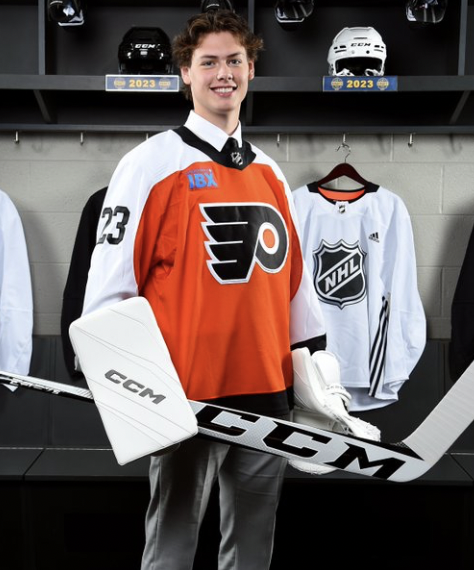 Carson Bjarnason (Photo via Flyers' Twitter feed)