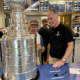 John Stevens with Stanley Cup in Sea Isle City.