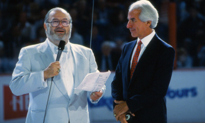 Gene Hart with Flyers owner Ed Snider. (AP Photo)