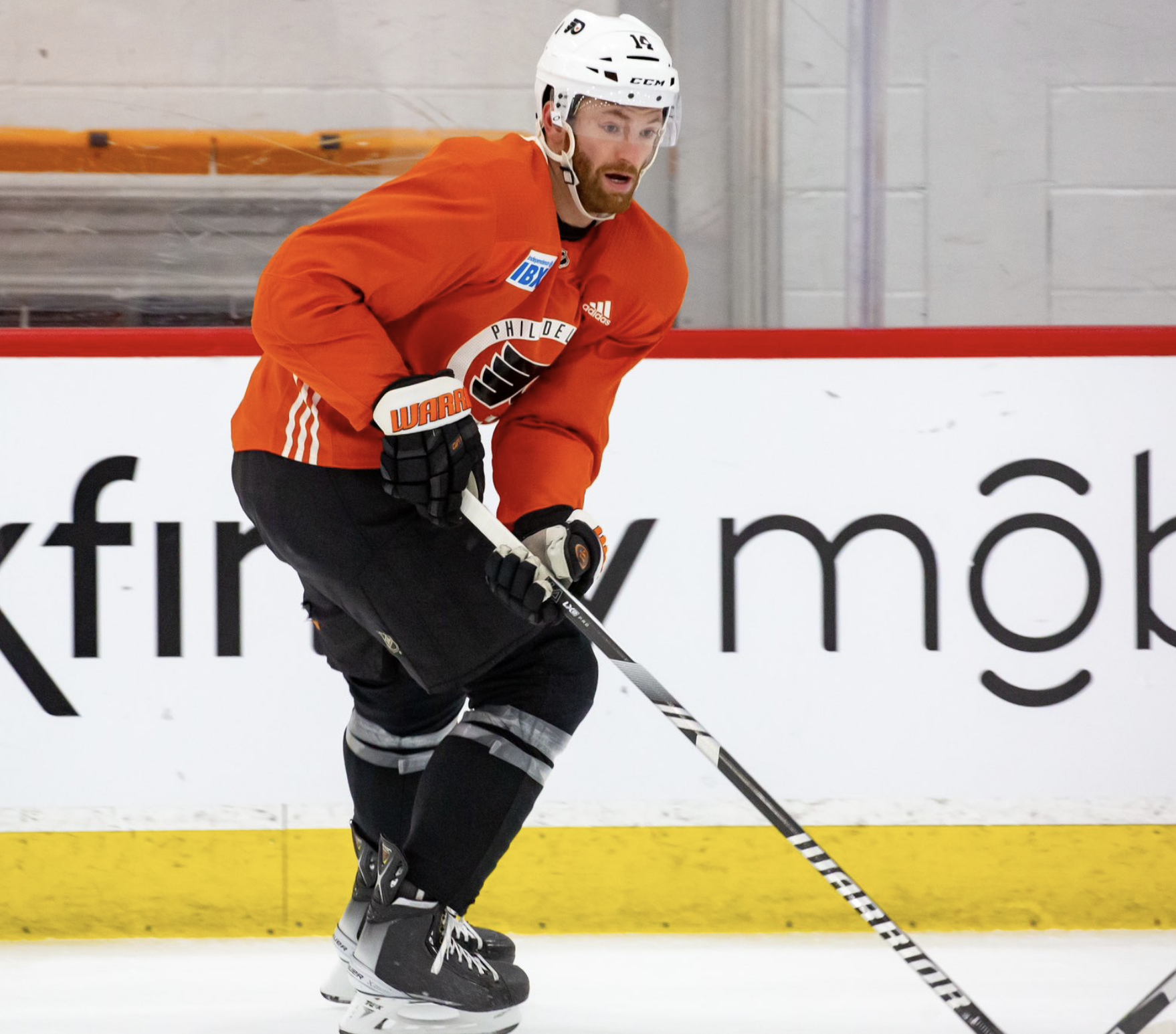 Sean Couturier skates before Rookie Camp last week (Photo provided by Flyers)