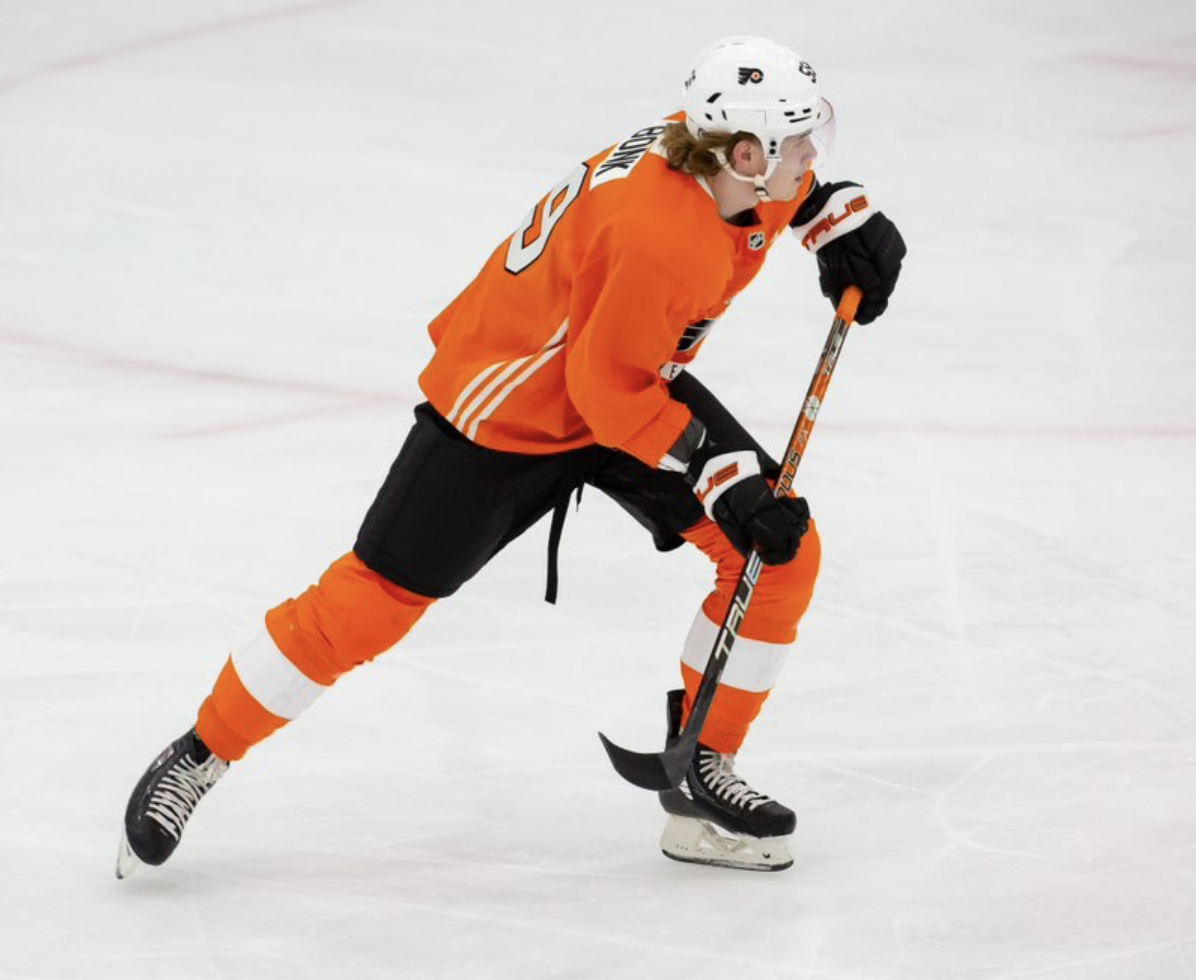 Oliver Bonk at Flyers Training Center (Photo provided by Flyers)