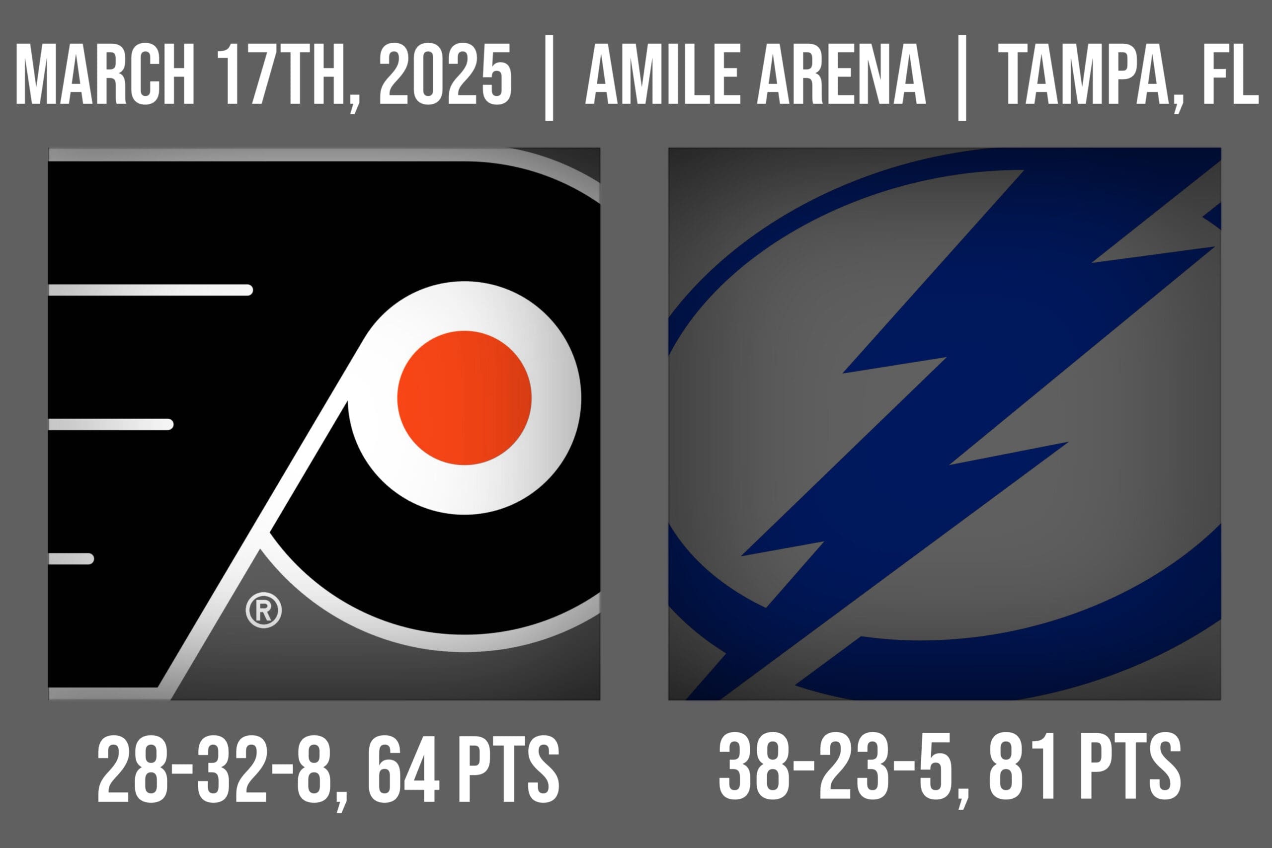 Flyers @TBL 3:17